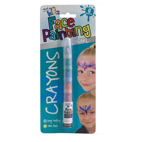 MONT MARTE FACE PAINTING NAIL Crayons Set Pearl